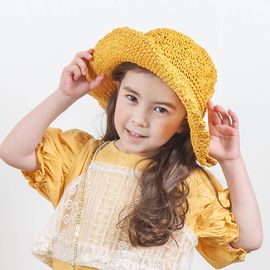 [BABYBLEE] A21505 _ Round seashell beach hat, infant hat, children's hat